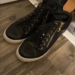 Aldo hightop sneaker wedge